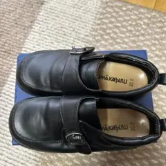 ブラックローファー 20.0cm バックル付き