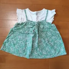 花柄チュニックTシャツ 120