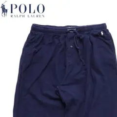 ラルフローレン ネイビー ポロ総柄 イージーパンツ 1XLT ビッグサイズ