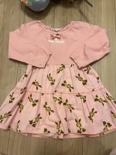 PINK HOUSE 花柄ワンピース 100のサムネイル