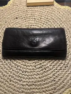 IL BISONTE 長財布 ブラック レザー