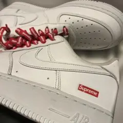 Nike Air Force 1 Supreme 白　28cm ナイキ未使用