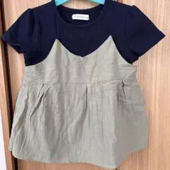 重ね着風 トップス