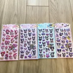 サンリオ　クロミ　ボンボンドロップ風シール　ぷくぷくシール