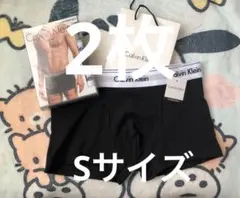 2枚　S黒　Calvin Klein ボクサーパンツ　ボクサーブリーフ　新品のサムネイル