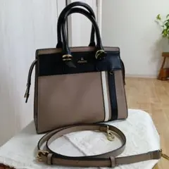 & chouette ハンドバッグ 2way バイカラー
