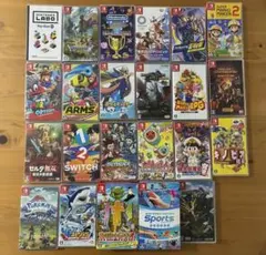 Nintendo Switch ソフト 23本セット ドラクエ マリオ ポケモンのサムネイル