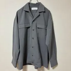 アーバンリサーチ　グレー シャツジャケット 前面ポケット付き　メンズ　40