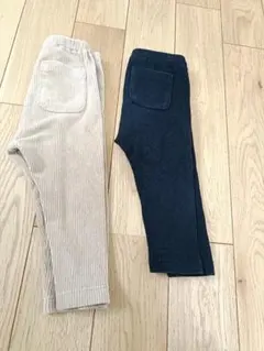 ユニクロ　レギンス　80　2枚