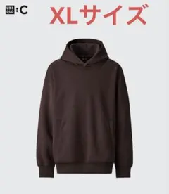 UNIQLOC スエットオーバーサイズパーカー　DARK BROWN XLサイズ