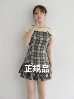 andmary Karen check mini dress - メルカリ