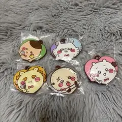 ちいかわ　ハートのラバーマスコット5点のサムネイル