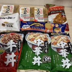 レトルト　パスタ　パックご飯　 食品詰め合わせのサムネイル