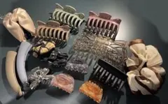 ヘアクリップ 15個セット バラ売り可