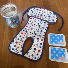 美品　ベビーカー用ひんやりシート　保冷剤、説明書付き　熱中症対策のサムネイル