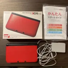 ニンテンドー3DSLL レッド×ブラック 本体 箱付き　3ds 本体