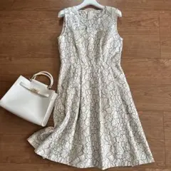 新品　GRACE CONTINENTAL フラワーチュールドレス　ワンピース