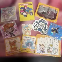 ステッカーまとめ売り 10枚 プリキュア おジャ魔女 ポケモン キュアブラック
