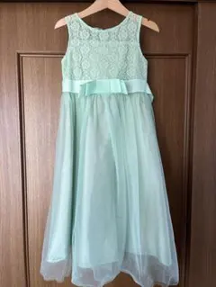 キャサリンコテージ　グリーン ノースリーブ ロングドレス