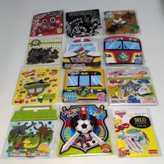 フレークシール　 男の子向き ビックシール9枚入　12 袋 まとめ売り