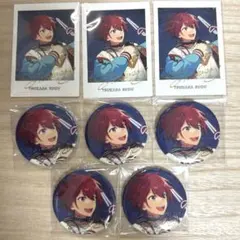 あんスタ 7周年 ぱしゃっつ 缶バッジ 朱桜司