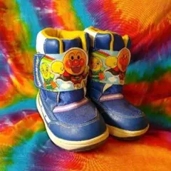 激カワッ(●^o^●)アンパンマンスノーブーツ□18cm□スパイク付き