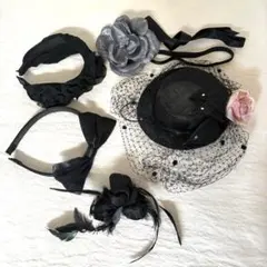 フォーマル 小物 セット ヘアアクセサリー 結婚式　パーティー