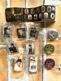 SUPER JUNIOR KRY 扭蛋鑰匙圈7個 徽章3個