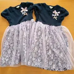 anyFAM 半袖ワンピース 120cm 130cm 2点セット
