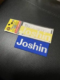 阪神タイガース Joshin ロゴワッペン ヘルメットステッカー＆シール2枚のサムネイル