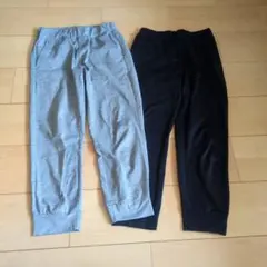 ユニクロ ウルトラストレッチ アクティブジョガーパンツ＊2本セット＊130サイズ