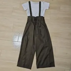 セシルマクビー　 サロペット カーキセットアップのサムネイル