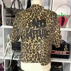 ヒステリックグラマー レオパード 肩ジップ トップス F