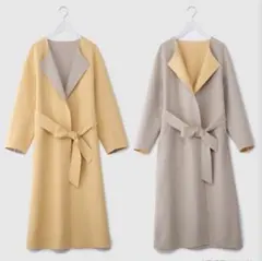 【美品】PLST バイカラーリバーシブル　ロングコート　Mサイズのサムネイル