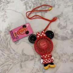 A 香港ディズニー ミニーマウス 扇風機 ハンディファンのサムネイル