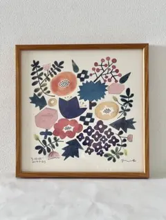 BIRDS' WORDS バーズワーズ ポスター 花 木製フレーム付