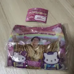 ハローキティ マツケン クリアラメポーチ