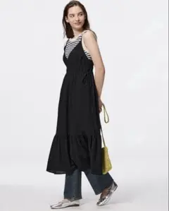 GU キャミソールワンピース　ブラック3XL 新品未使用品♪