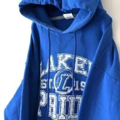 ラッセルアスレティック LAKER PRIDE パーカー L ブルー 古着