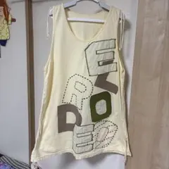 エルロデオ ロゴデザイン タンクトップ イエローのサムネイル