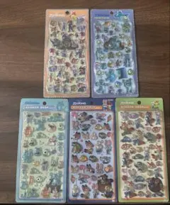 ディズニー ボンボンドロップシール 5枚セット