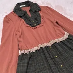 axes femme ひざ丈ワンピース