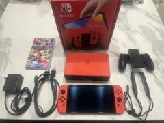 Nintendo Switch 有機ELモデル 赤 + マリオカート8