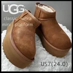 【UGG】厚底クラシックミニ＊ US7＊24cm＊正規品新品