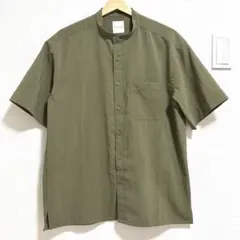 MACKINTOSH PHILOSOPHY スタンドカラーバンドカラー半袖シャツ