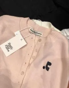 Rest & Recreation カーディガン S ピンク ニット フリル