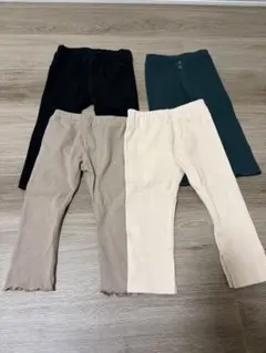 レギンス　ズボン　まとめ売り　90 無印 ユニクロ　プティ　マイン