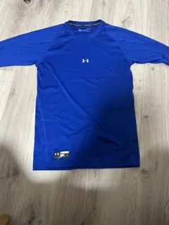 Under Armour 青 長袖 アンダーシャツ、ミズノ青半袖アンダーシャツ