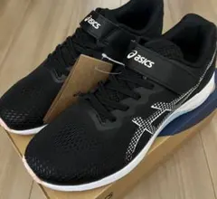 【新品】アシックス　レーザービーム　LAZERBEAM 黒24.5