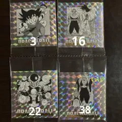 ドラゴンボール 40周年 記念 イラストレーション ウエハース 2 4枚